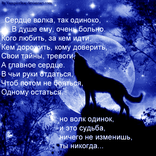 Стих для волчицы Стих для волчицы