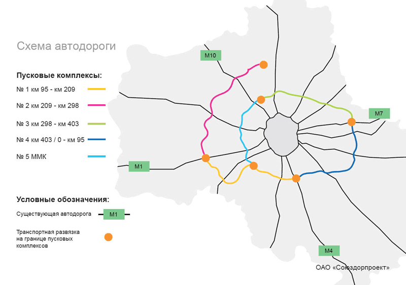 Ось ЦКАД, самая точная на сегодня схема (Василий Пономарев-Полянский ...