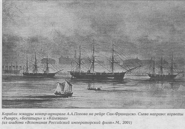 Русская эскадра в Сан-Франциско
