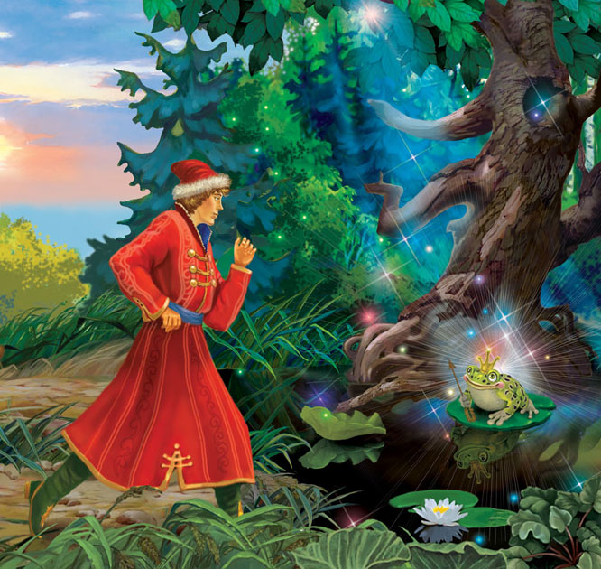 Иван царевич и царевна лягушка сочинение 3 класс по картине