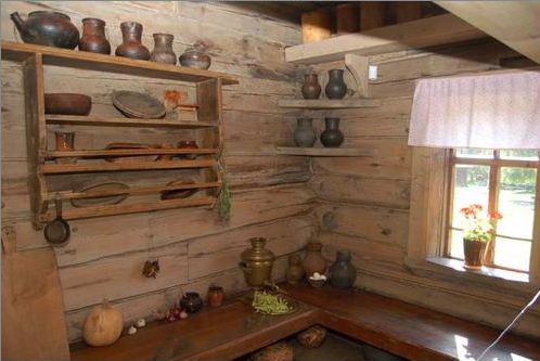 Лавочку нарисовать избе как в