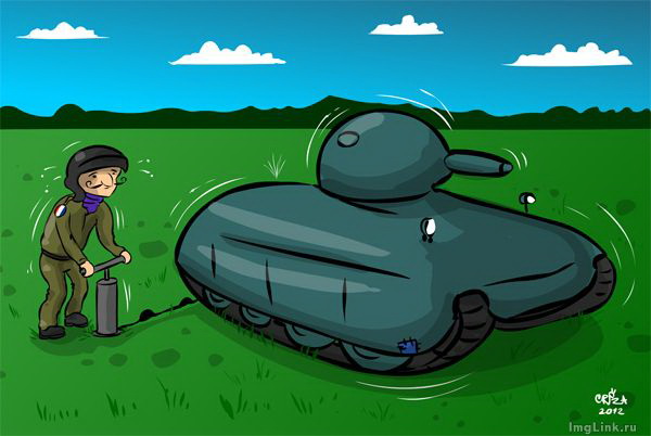 Прикольная картинка танки