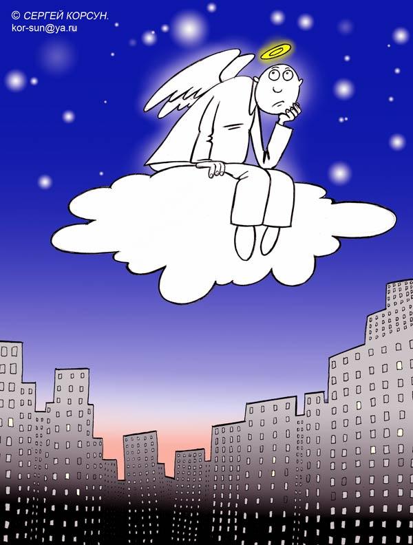 Идеи новогодней, смешные рисунки про ангелов