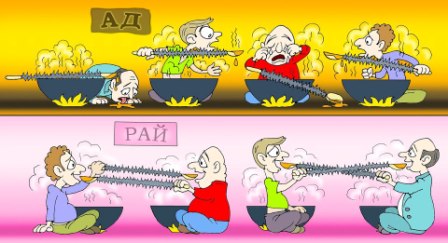 Рай и ад. Две притчи