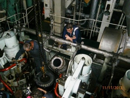 Первый контракт на теплоходе Дерибас-4