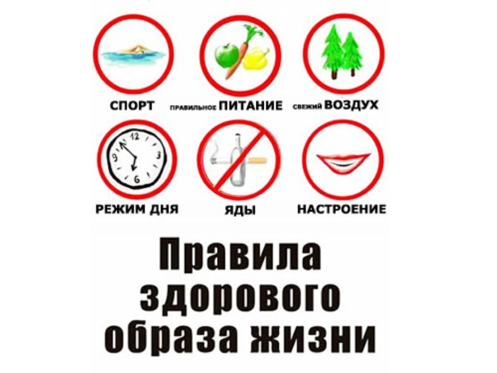 Зож в картинках для школьников, афтер